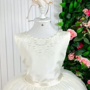 Vestido Enjoy Infantil Longo Regata Off