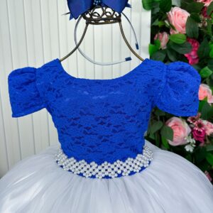 Vestido Enjoy Longo Mari Peito Azul Royal