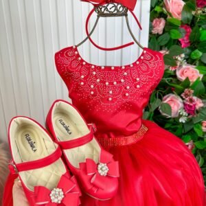 Vestido Enjoy Longo Regata Vermelho