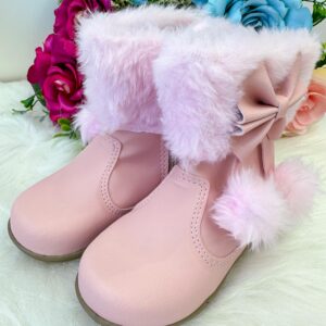 Bota/Coturno Flor di Mila Zoe Rosa Bebe