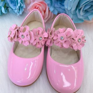 Sapatilha Bruninha Flores Rosa