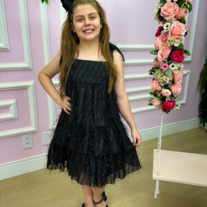 Vestido Banana Club Vitoria Preto