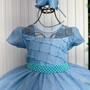 Vestido Giovanella/Giovanela Sonia Longo Azul Bebe