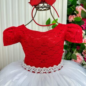 Vestido Enjoy Longo Mari Peito Vermelho