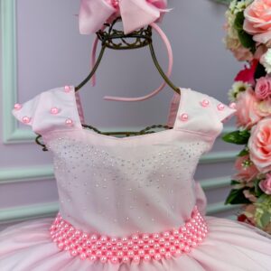 Vestido Giovanella/Giovanela Longo Valentina Rosa Bebe