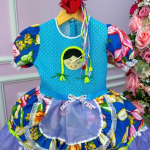 Vestido Junino Boneca Kelly