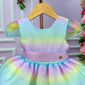 Vestido Miss Sweet Colorido - Arco Iris Candy