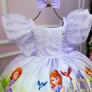 Vestido Temáticos Kids Princesa Sofia