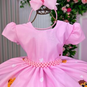 Vestido Ysa Kids Tematicos Bolofofos - Bolo Fofos Rosa