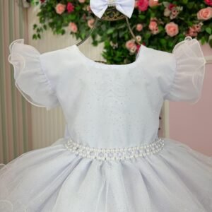 Vestido Ysa Kids Belinda Branco