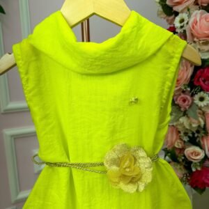 Vestido Blogueirinha Serena Verde Lima Neon
