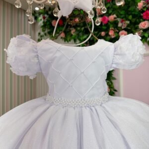 Vestido Bella Child Veronica Branco