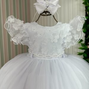 Vestido Menina Bonita Angelie Branco