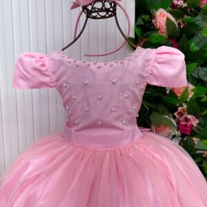 Vestido Enjoy Longo Gabriela Rosa Bebe