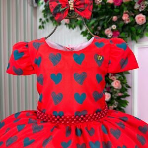 Vestido Mimadine Melissa Natal Vermelho
