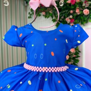 Vestido Ysa Kids Tematicos Divertidamente Azul