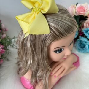 Laço Belli Strass Maria Alice Amarelo