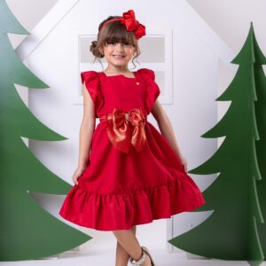 Vestido Blogueirinha Natali Vermelho - Natal