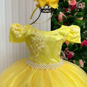 Vestido Enjoy Longo Jaqueline Amarelo