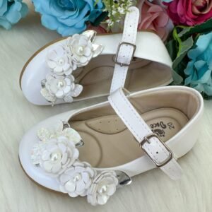 Sapatilha Doce Pé Juju Jardim Encantado Branco Modelo 2