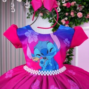 Vestido Ysa Kids Tematicos Lilo Stitch Modelo 2