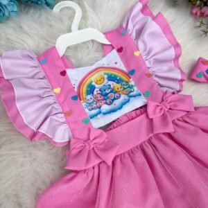 Romper Princesa Belli Tematico Ursinhos Carinhosos