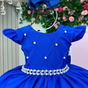 Vestido Ysa Kids Francine Azul Royal