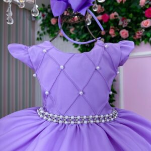 Vestido Ysa Kids Francine Lilas