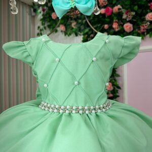 Vestido Ysa Kids Francine Verde Oliva