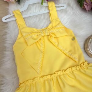 Vestido Blogueirinha Lola Amarelo