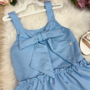 Vestido Blogueirinha Lola Azul Bebe