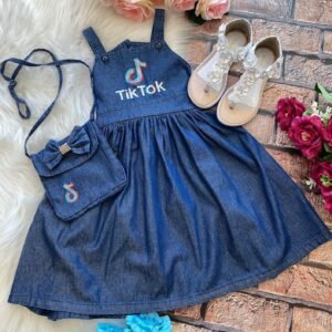 Vestido Princesa Belli Jeans Tik Tok