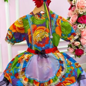 Vestido Junino Sem Short Madalena