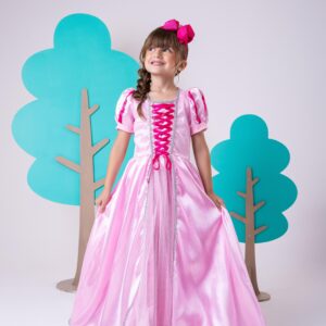 Fantasia Princesa Belli Princesa Rosa - Modelo 2