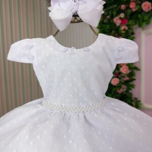 Vestido Vitoria Kids Maria Helena Branco