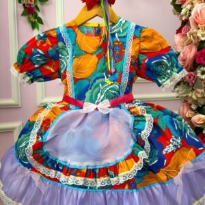 Vestido Junino Tropical Lorenza