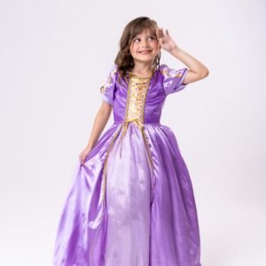 Fantasia Princesa Belli Longa Princesa Lilás Modelo 2