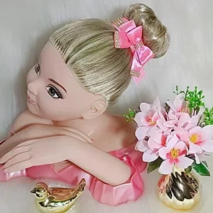 Porta-Coque Belli Rosa Chiclete Laço Strass