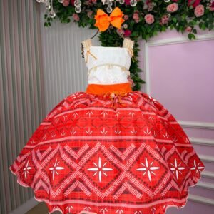 Vestido Temáticos Infantil Luxo Princesa Praia Modelo 3