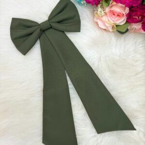 Laço Opcional / Faixa Do Vestido Selena Verde Militar