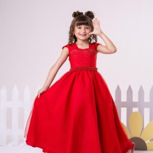 Vestido Giovanella/Giovanela Longo Valentina Vermelho