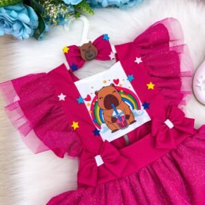 Romper Princesa Belli Tematico Capivara