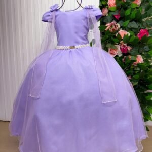 Vestido Banana Club Longo Diamante Lilas