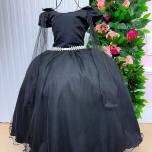 Vestido Banana Club Longo Diamante Preto