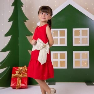 Vestido Blogueirinha Rafa Vermelho - Natal