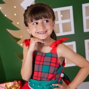 Vestido Marie Aurora Natalino Vermelho - Natal