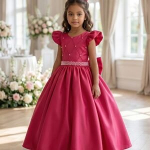 Vestido Ysa Kids Ariane Longo Pink