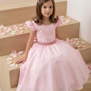 Vestido Ysa Kids Ariane Longo Rosa Bebe