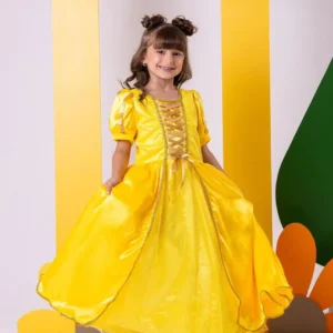 Fantasia Princesa Belli A Bela e a Fera Longa Modelo 3