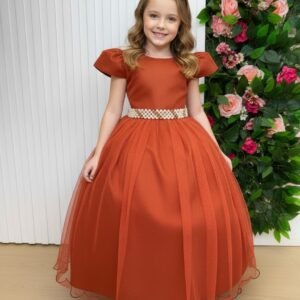 Vestido Marie Longo Heloisa Terracota